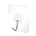 Strong Transparent Modern PVC Suction Cup Hook Single Multi-Use Adhesive Door Organizer Kitchen Bathroom Traceless Wall Hanging
