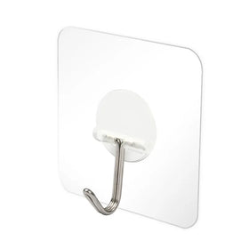 Strong Transparent Modern PVC Suction Cup Hook Single Multi-Use Adhesive Door Organizer Kitchen Bathroom Traceless Wall Hanging