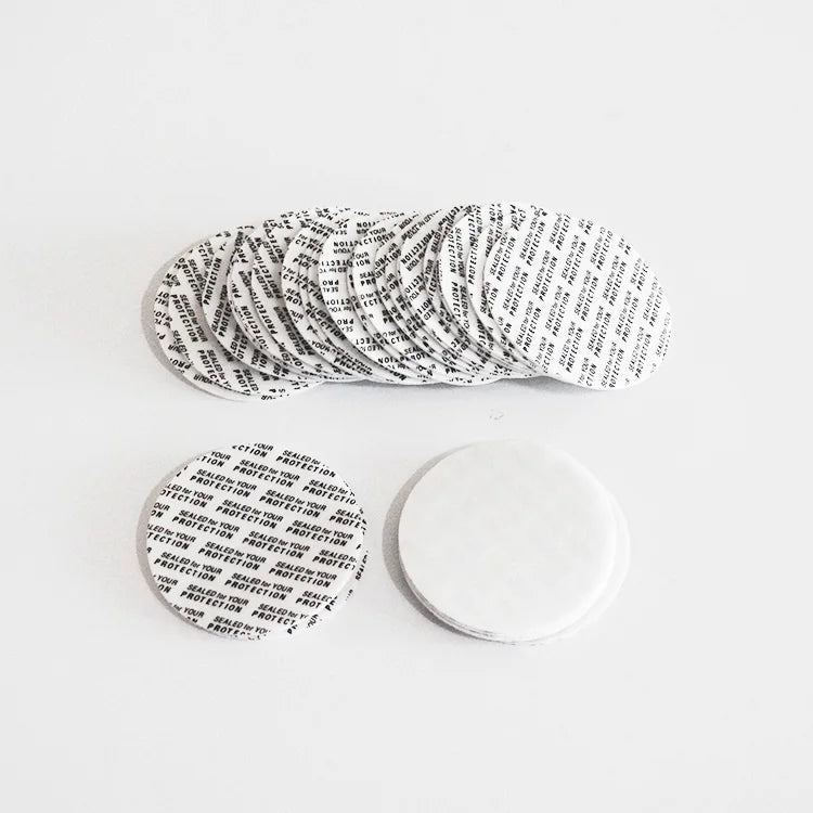Sealed for Your protection 70mm Self Adhesive Pressure Sensitive Jar Cap Seal Liner/gasket/lid