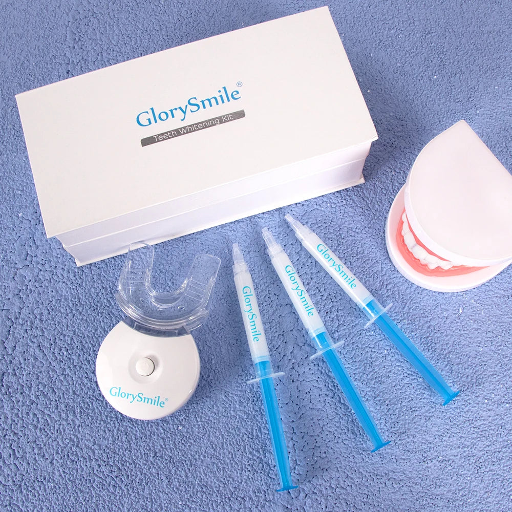 Wholesale Dental Private Logo OEM CE Non Peroxide Professional Home Wireless Teeth Whitening Led Light Kit Portable