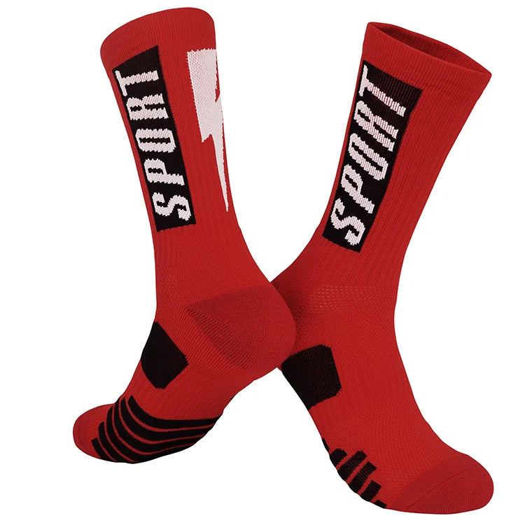 Wholesale NOn-Slip Men'S Football Sports Socks Sweat-Proof Friction-Resistant Football Socks Running Basketball Soccer