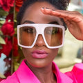 STORY Trendy Shades Women Sun Glasses Sunglasses New Fashion Female Outdoor Colorful Oversized Sun Glasses