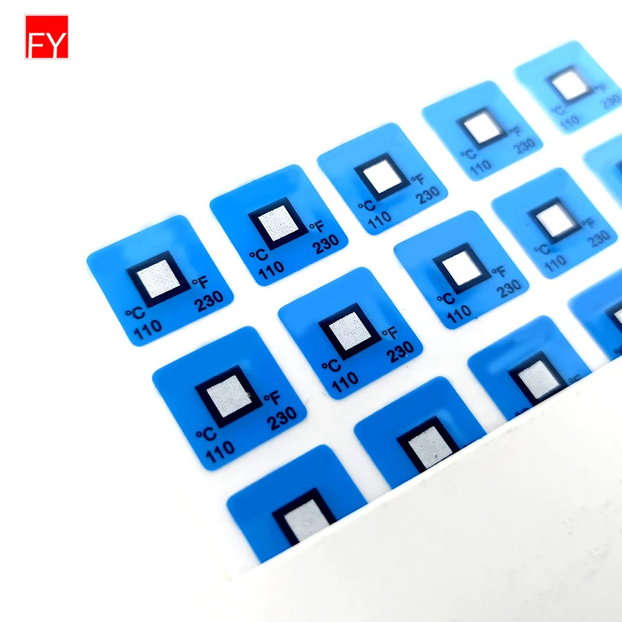 New Product Fy Label Irreversible Temperature Stickers Heat Sensitive Thermo Color Change for Fever Detection