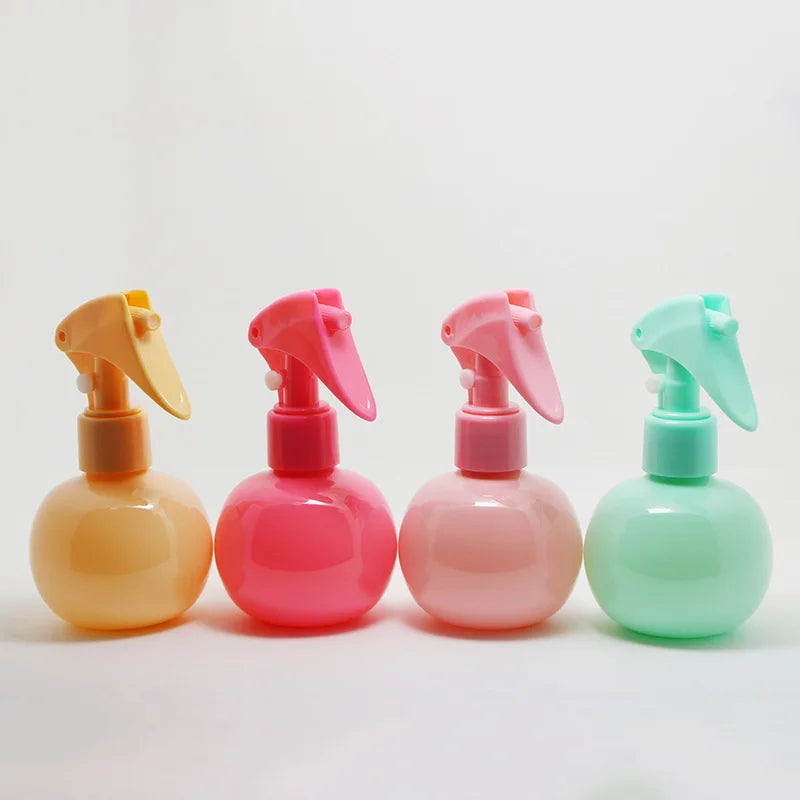Plastic Pet Round 120ml Spherical Ball Shape Toothpaste PET Lotion Bottles With Mice Pump Spray