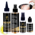 Custom Label Own  logo 118ml 30ml 38ml PH Balanced Lemon Scented  Oil Base Nozzle Hair Bond Release Wig Lace Glue Remover Spray