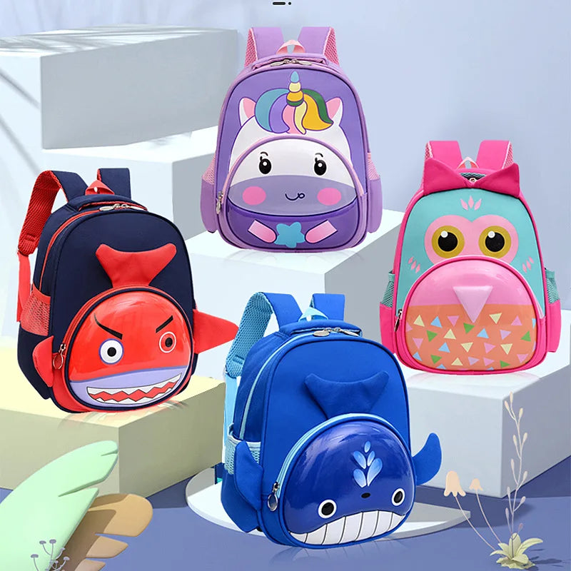 Cute Toddler Backpack Cartoon Princess Backpack Kindergarten School Bag 5-9 Years Old Children's Schoolbag Waterproof