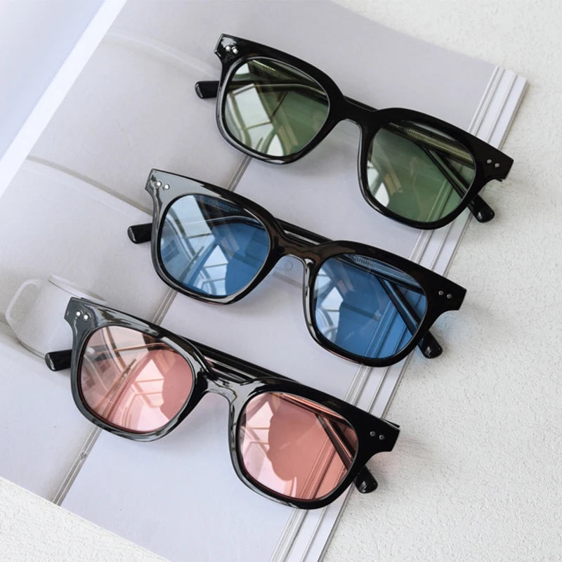 Square Fashion Oversized Uv400 Luxury Custom Trendy Brands Sun Glasses Man Women Tr90 Polarized Supplier Shade Sunglasses 2023