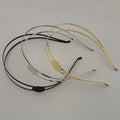 3mm Double Wire Metal Hair Headbands with 2cm Pallets Plain Hairbands for DIY Women Girls Hair Accessories