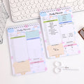 IMODA Stationery A5 Undated Daily Planner Hourly Plans&Schedule Notebook to Do List Notepad Suitable for Office Home and School