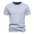 Long Sleeve New Solid Color Short Sleeve Men Cotton T Shirt OEM ODM LOGO