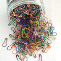 1000pcs/lot Colorful Knitting Crochet Locking Stitch Marker Hangtag Safety Pins DIY Sewing Tools Needle Clip Crafts Accessories