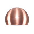 Custom Sheet Metal Copper Dome Shade Copper Spinning Lampshade Parts  Brush Polishing Copper Lamp Shade