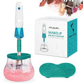 IFINEbeauty Private Label USB Rechargeable 14 Tubes 3 Speeds Rotating Makeup Brush Cleaner Dryer New Style Make Tools Cleaner