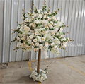 High Quality Wedding Event Table Centerpiece Floral Arrangement Artificial Roses Flower Tree Silk Flowers