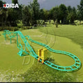 Hot Sale Unpowered Thrilling Roller coaster Rides Amusement Park  Mini Roller coaster for Sale