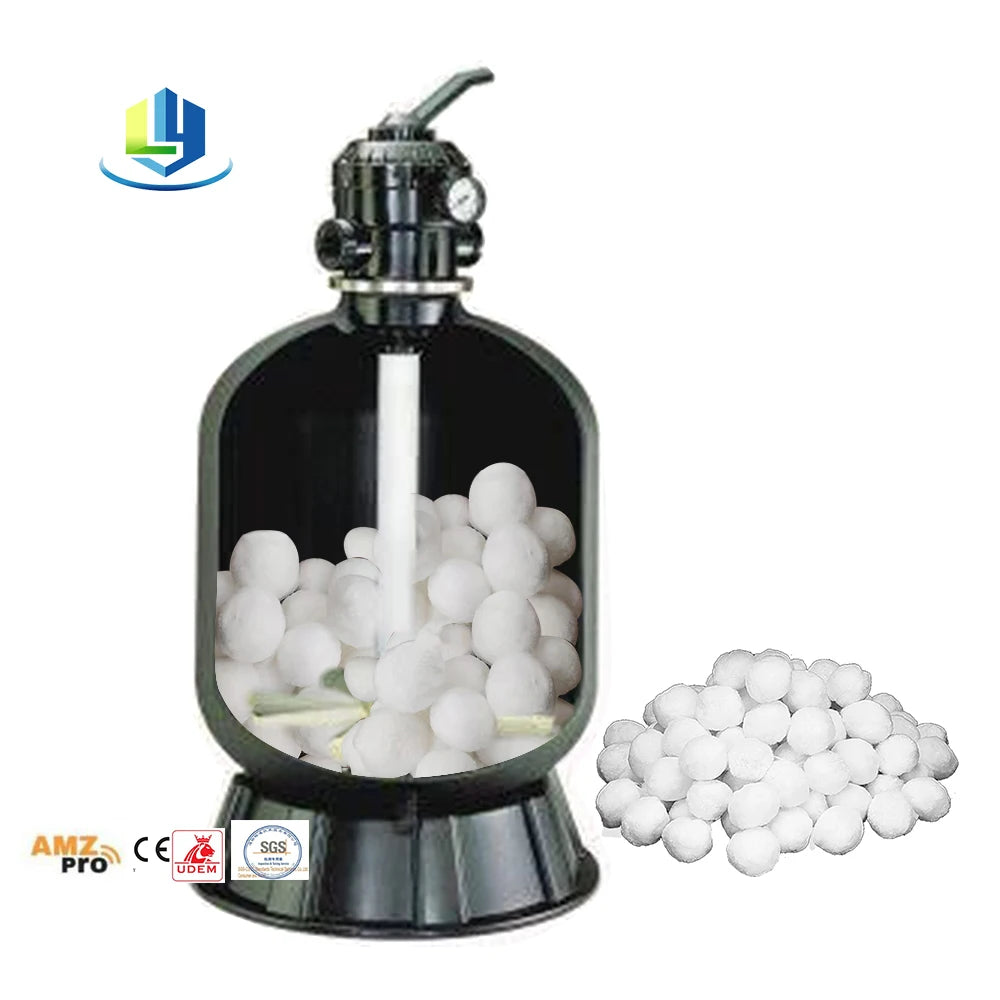 China Synthetic Fiber Polysphere Polyester Pool Filter Balls