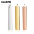 Wholesale Classic Blank Charm Geometric Bar Pendant for DIY Jewelry