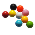 Spot Wholesale Soild 14mm 16mm 18mm 20mm 22mm 25mm Round Acrylic Plastic Balls Colorful