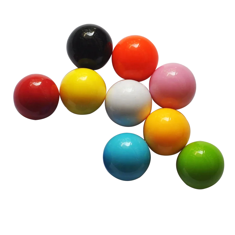 Spot Wholesale Soild 14mm 16mm 18mm 20mm 22mm 25mm Round Acrylic Plastic Balls Colorful
