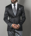 New Arrival 2025 Custom Made One Button Groomsmen Notch Lapel Men Suits Groom Tuxedos Wedding Prom Dinner blazer for Men Sets