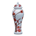 Tall clear Porcelain Ceramic Vase Straight Peach Blossom Wedding Table Centerpieces Flower Stand Wholesale Decoration