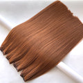 Haiyi Light Color Double Drawn Virgin Cutical Aligned Human Hair Seamless Genius Weft Extension No Return Hair No Shedding MegaBDM
