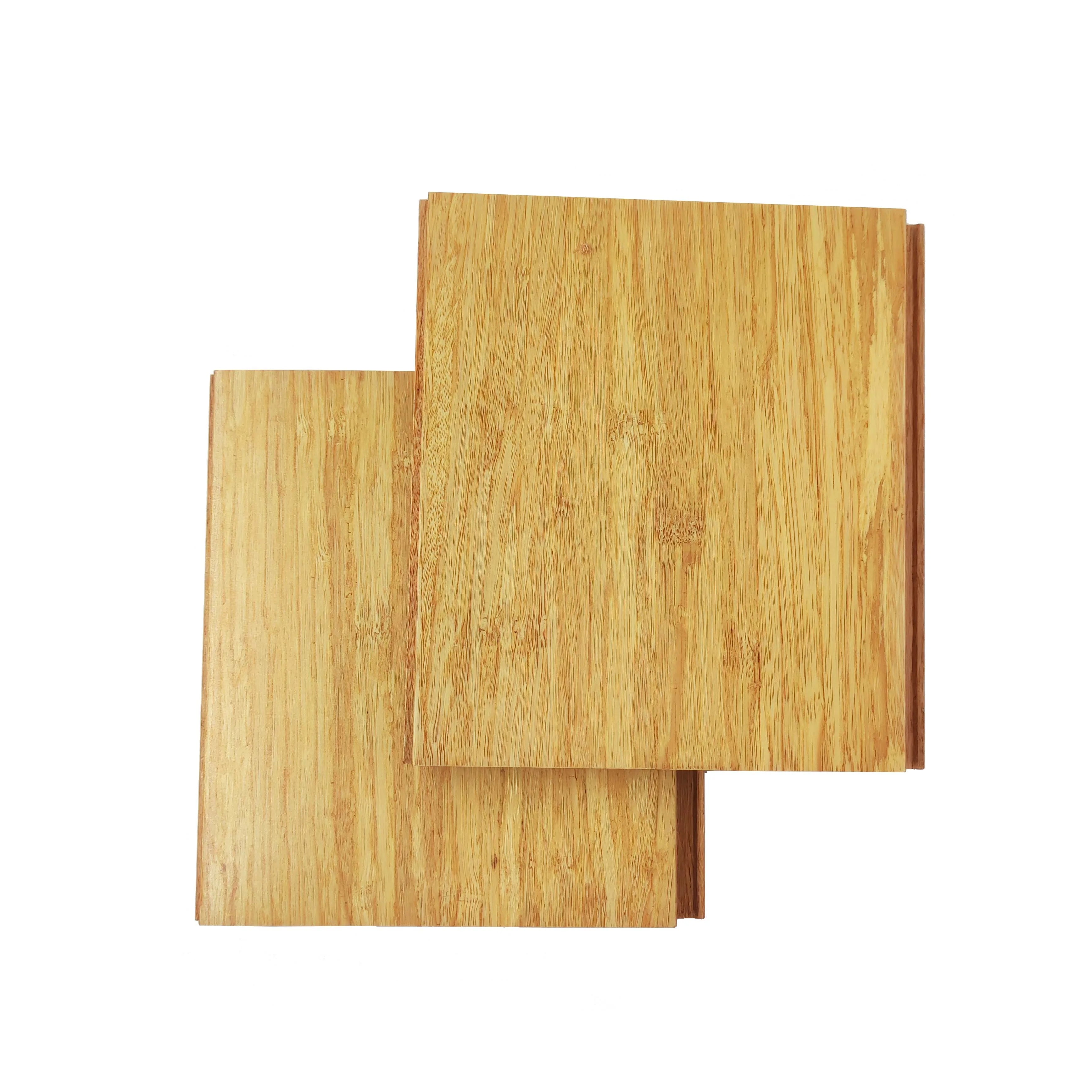 Eco Forest Solid strand woven Bamboo Flooring Price with Natural Color Surface Treatment Float Installation for Hotels