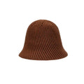 Custom Wholesale Fisherman Logo Recycled Yarn Acrylic Warm Plain Winter Bucket Hat Unisex Sport Long Ribbed Cuff Knit Beanie