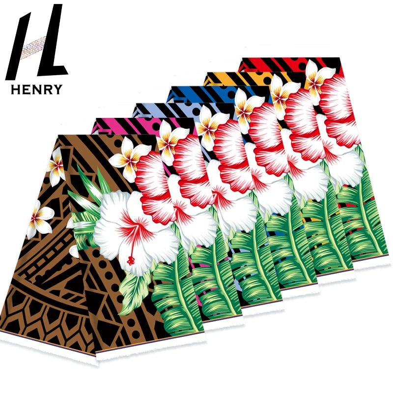 Fashionable Style Islander Style Colorful Floral Pattern for Lady Dress and Skirts