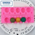 Hot Sale OEM Wholesale DIY Round Silicone Kitchen Baking Lollipop Chocolate Bar Candy Molds Food Grade Eco-Friendly Portable MegaBDM