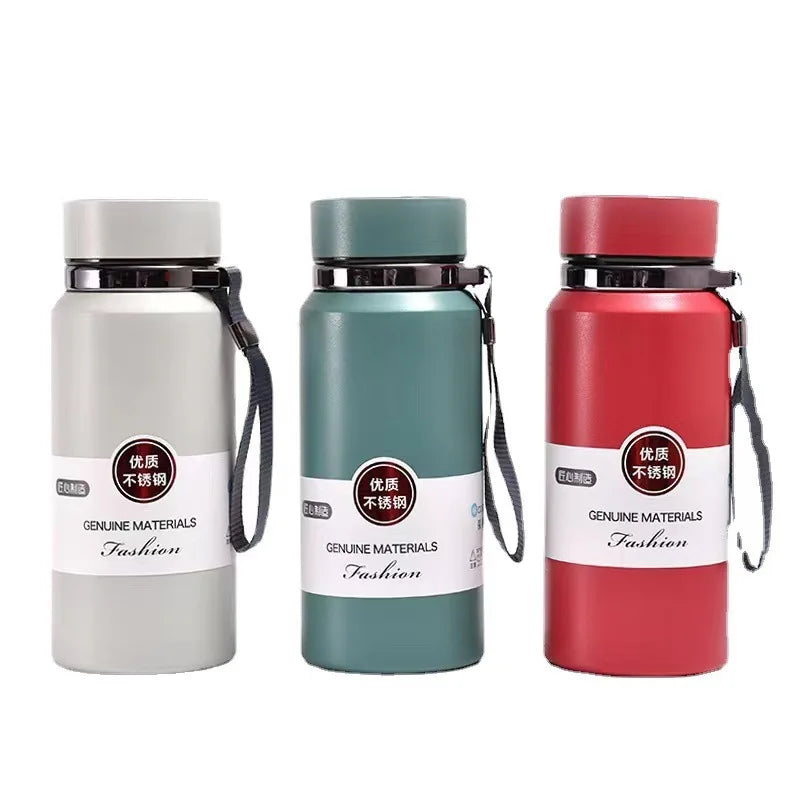 FX Factory 600/800/1000ML Outdoor Large Capacity Insulated Big Capacity Vacuum Flask Smart Water Bottle LED Temperature Display