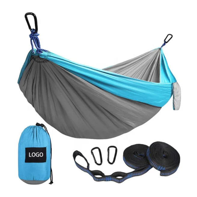 Durable 210T Nylon Outdoor Portable Hammock With Carry Bag