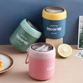 Mini Thermal Lunch Box Food Container with Spoon Stainless Steel Vaccum Cup Soup Cup Insulated Lunch Box Taza Desayuno Portatil