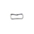 Fashion Decorative Rectangle Oval Shape Lock Paperclip Necklace Clasp 925 Sterling Silver Charms Holder Findings Lock Jewelry