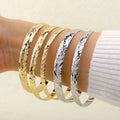 5MM 7MM 10MM Hot Sale Hawaii Gold Plated Copper Bracelet Hawaiian Bangle for Women Party