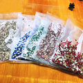 Yantuo 1440pcs /bag Horse Eye 3.5mm*8mm Flatback Crystal Rhinestones for DIY Sticker Craft