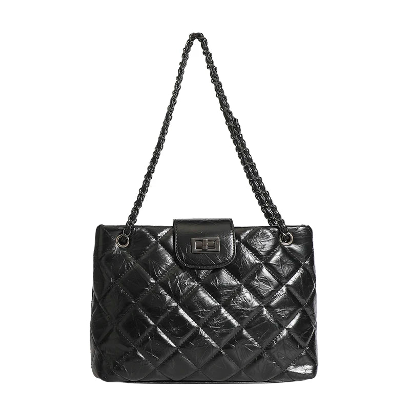 New Fashion Design Women's Popular Pu Leather Messenger Tote Shoulder Luxury Handbags Large Capacity Handbags