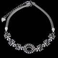 Sterling Silver 7*9mm Semi Mount Bracelet Empty Support Blank Claw Setting S925 Mountain Base Holder Without Stone Inlay for DIY