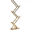 Modern Metal Stainless Steel Living Room Bookshelf Luxury Design Wall Display Hone Furniture Customized Steel Bookcase  OEM