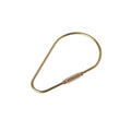 Outdoor Brass Carabiner Keychain Hiking Camping Hang Hook Buckle Car Key Ring