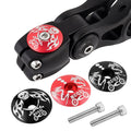 MUQZI Bicycle Aluminum Alloy Headset Cover Bicycle Stem Top Cap for 28.6 mm Front Fork Head Tube