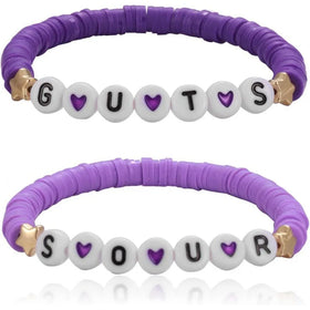 New Product Ideas 2024 Trend Hot Charm Jewelry Selling Letter Guts Sour Clay Bead Bracelet for Girls Fashion