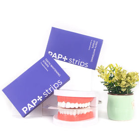 New Arrival Private Label Professional No Peroxide Home Use PAP Teeth Whitening Strips