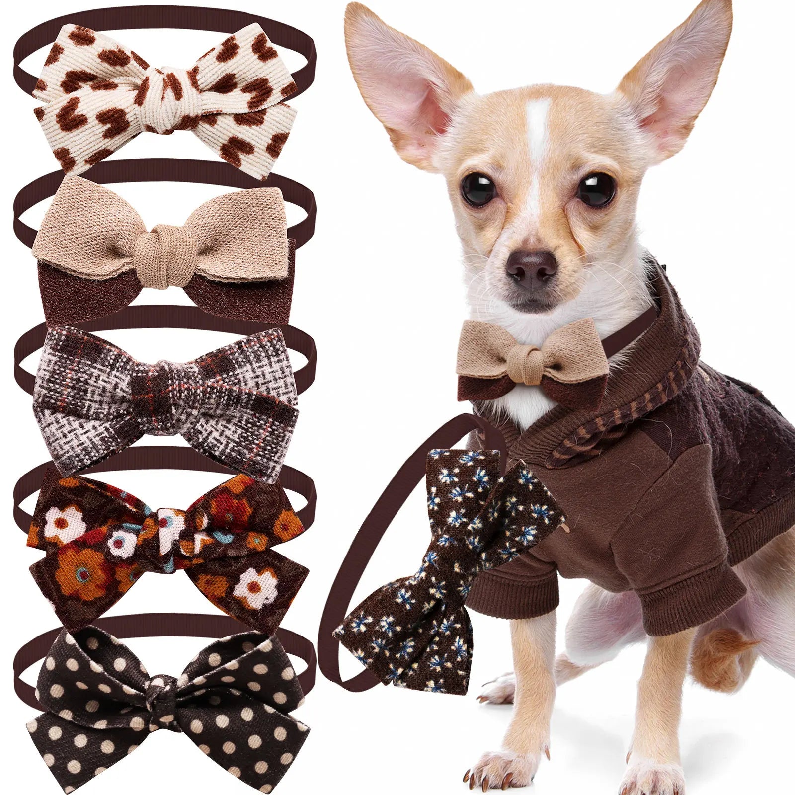 Pet Accessories Fashion Dog Collar Dog Collar Adjustable Dog Bow Tie for Cat
