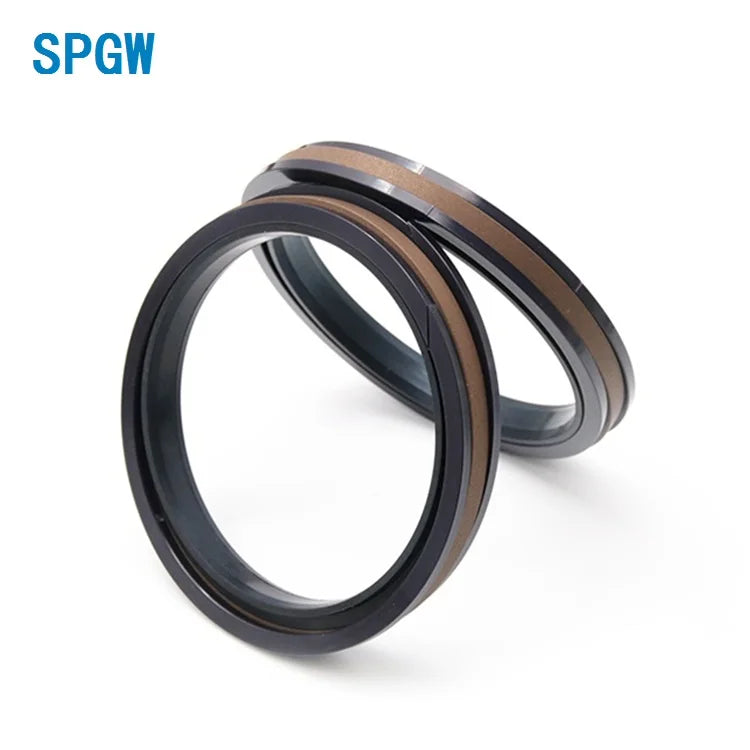 Hydraulic Cylinder PTFE Compact Seal High Pressure Excavator SPGW Hydraulic Piston Seals SPGW