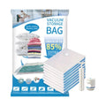 Plastic Vacuum-Compressed Storage Bags Space-Saving Seal for Travel and Clothing Storage