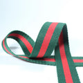 Wholesale Custom Striped Eco-Friendly Polyester/Nylon Webbing Strap in Sizes 3.2cm/3.8cm/5cm for Bags Belts Garment Home Textile