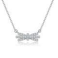 Fashion Simple 925 Sterling Silver Necklace Zirconia Necklace Versatile Design Ins Style Pendant Necklace