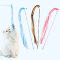 2025 New Pet Products Cat Interactive Toy Cat Bell Cat Teaser Stick Toys