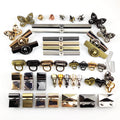 Deepeel DP003 Metal Bag Accessories Handbag Lock Hardware Push Snap Twist Turn Lock Buckle for Women Bag